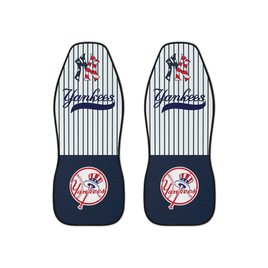 NY Yankees Car Seat Covers NY Red White & Blue NY w/ Striped Back & Navy Seat Vehicle Seat Covers NY Yankees Fan Gift Car Accessories Gift