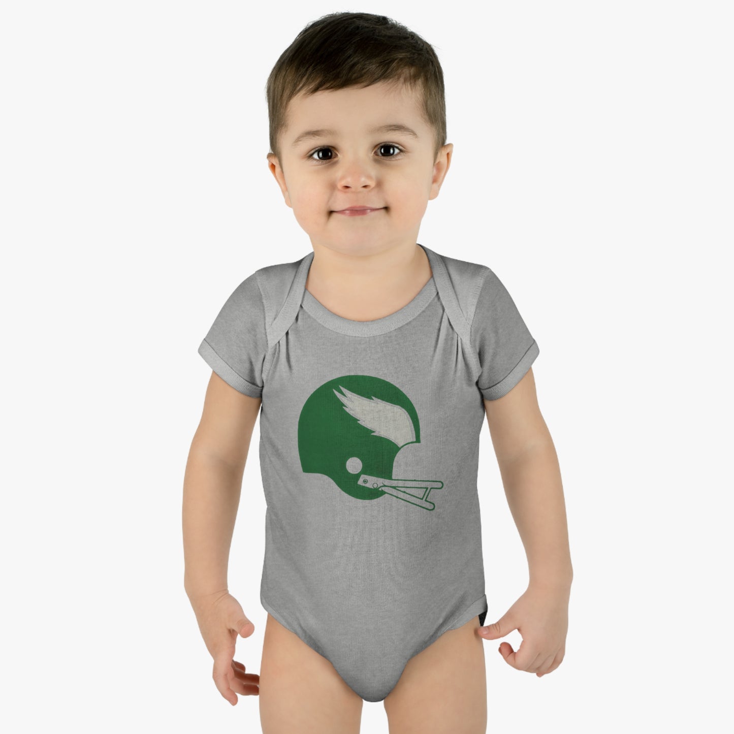 Infant Baby Rib Bodysuit Retro Eagles Helmet Future Eagle Comfy Fit Super Soft Feel