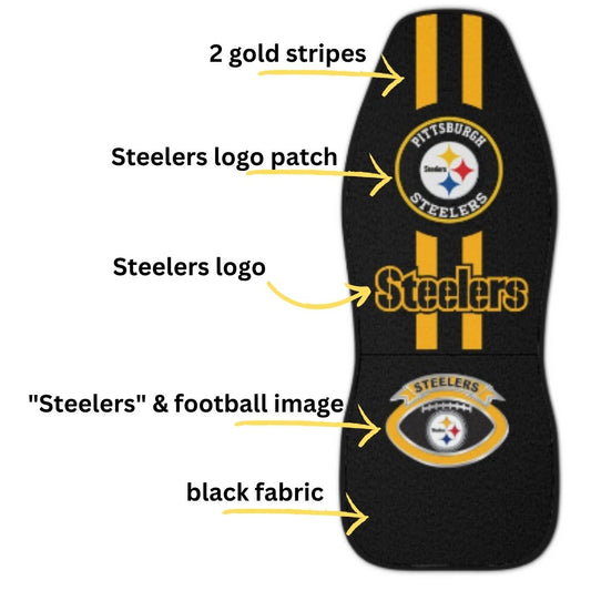 Pittsburgh Steelers Car Seat Covers Pittsburgh Steelers Football Truck Seat Protectors Steelers Football Gift Steelers Fan Gift