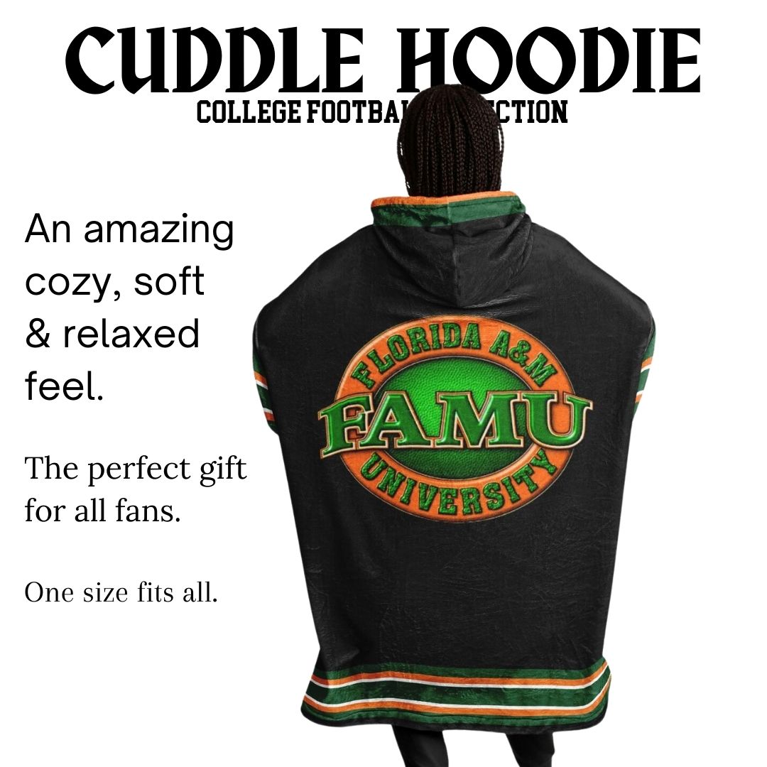 FAMU Black Cozy Cuddle Hoodie