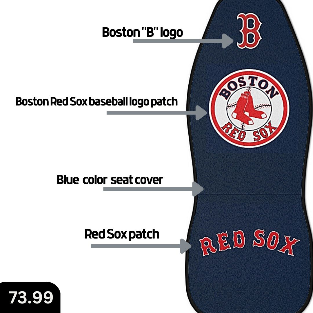 Boston Red Sox Car Seat Covers Red Sox Baseball Club Vehicle Seat Covers Red Sox Fan Gift Car Accessories Gift