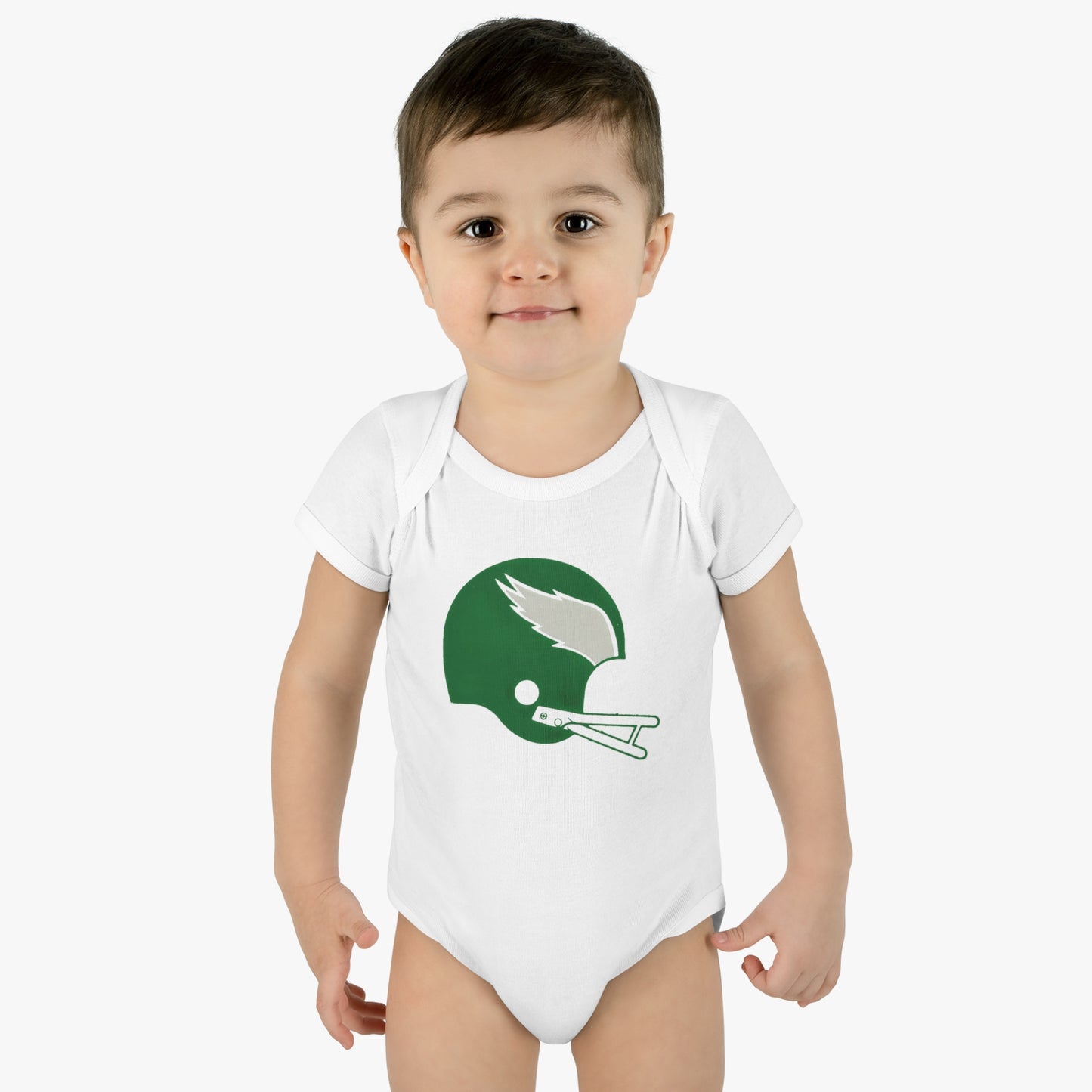 Infant Baby Rib Bodysuit Retro Eagles Helmet Future Eagle Comfy Fit Super Soft Feel