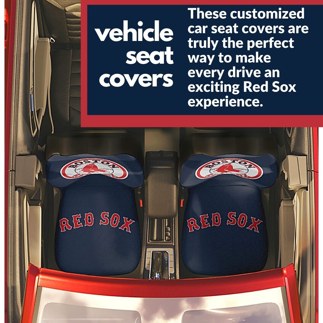 Boston Red Sox Car Seat Covers Red Sox Baseball Club Vehicle Seat Covers Red Sox Fan Gift Car Accessories Gift