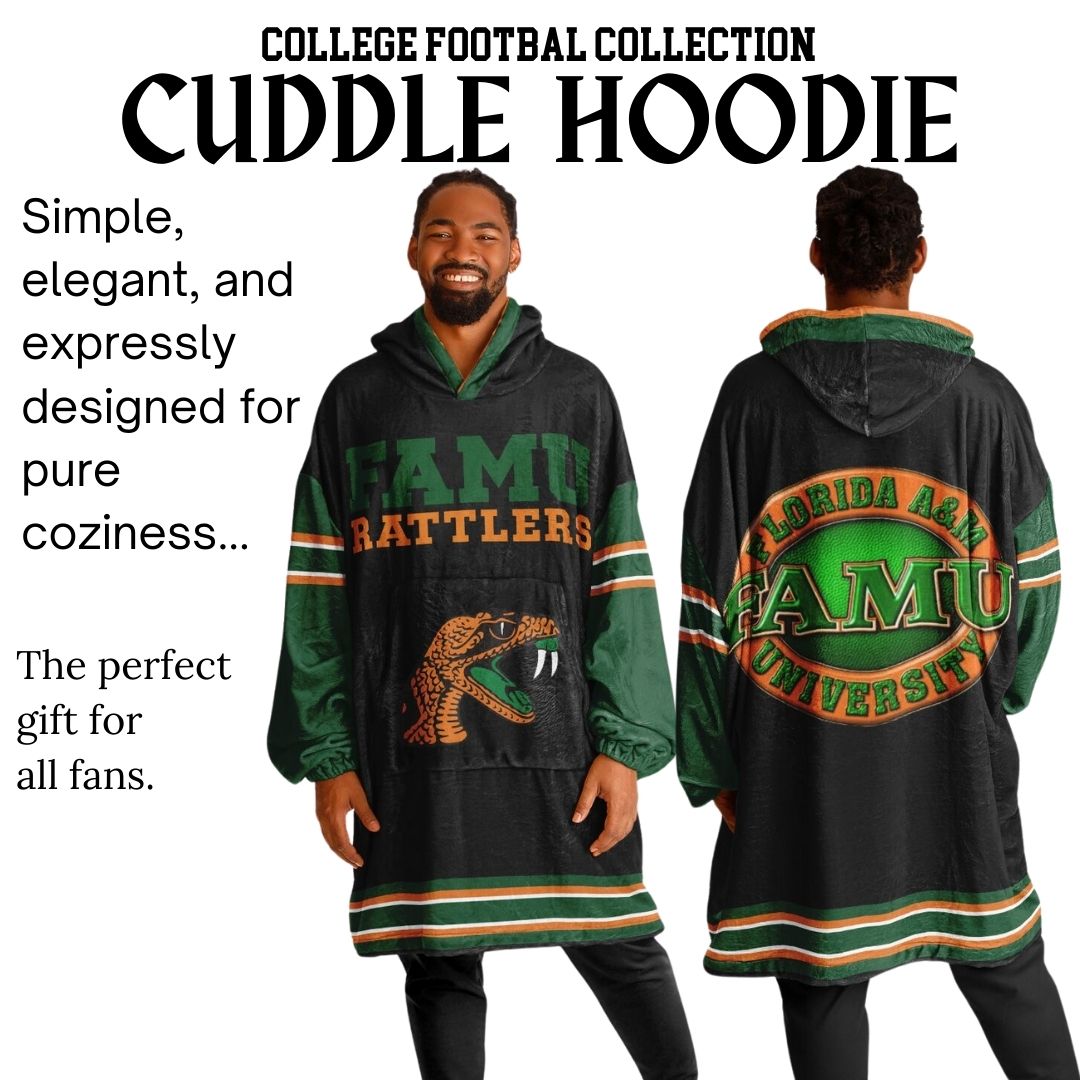 FAMU Black Cozy Cuddle Hoodie