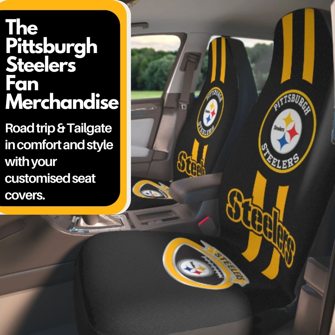 Pittsburgh Steelers Car Seat Covers Pittsburgh Steelers Football Truck Seat Protectors Steelers Football Gift Steelers Fan Gift