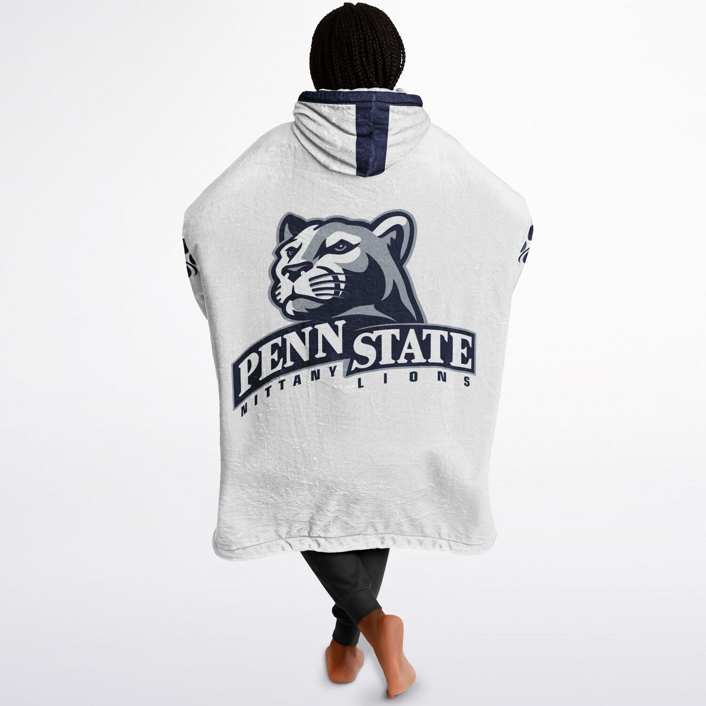 Penn St. Reversible Cuddle Hoodie  Home and Away Design Penn St. Alumni Gift For Students Parents and Fans