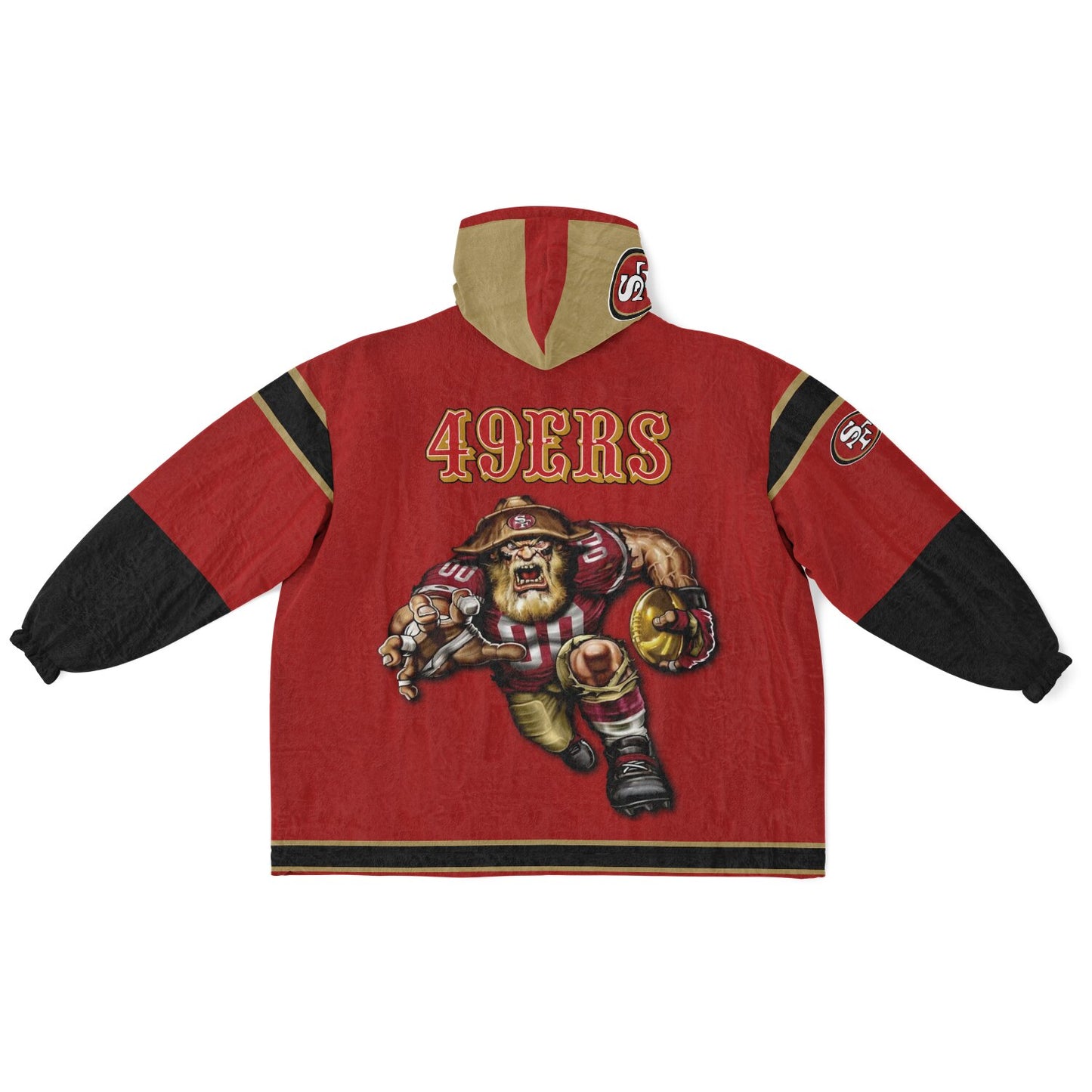 SF 49ers Red Cozy Cuddle Hoodie Gift for 49ers Fans