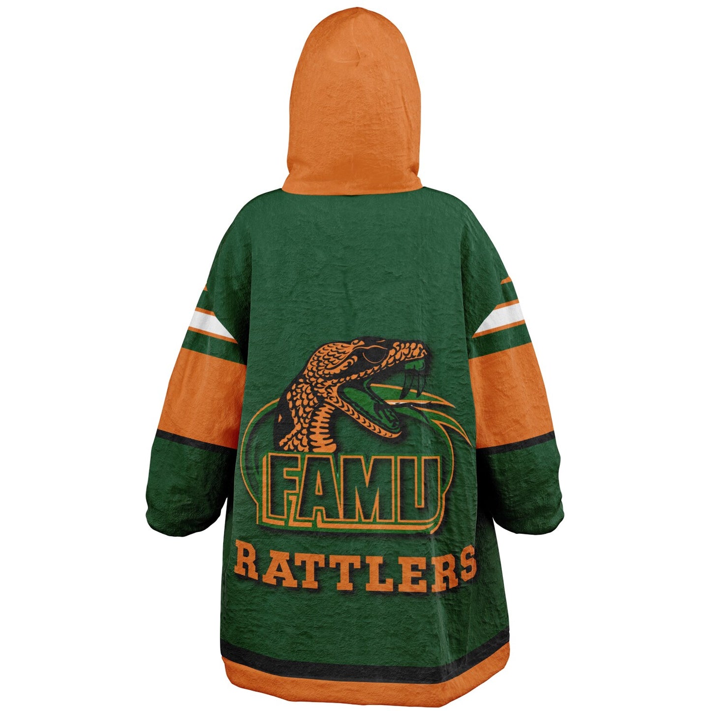 Youth FAMU Rattlers Green Oversize Cuddle Hoodie Young Fan Gift From Alumni