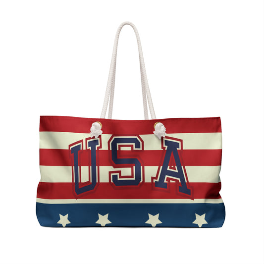 USA Her Swim Goggles Weekender Bag Gift for Swimming Enthusiasts Gift for Mom Gift for Her USA