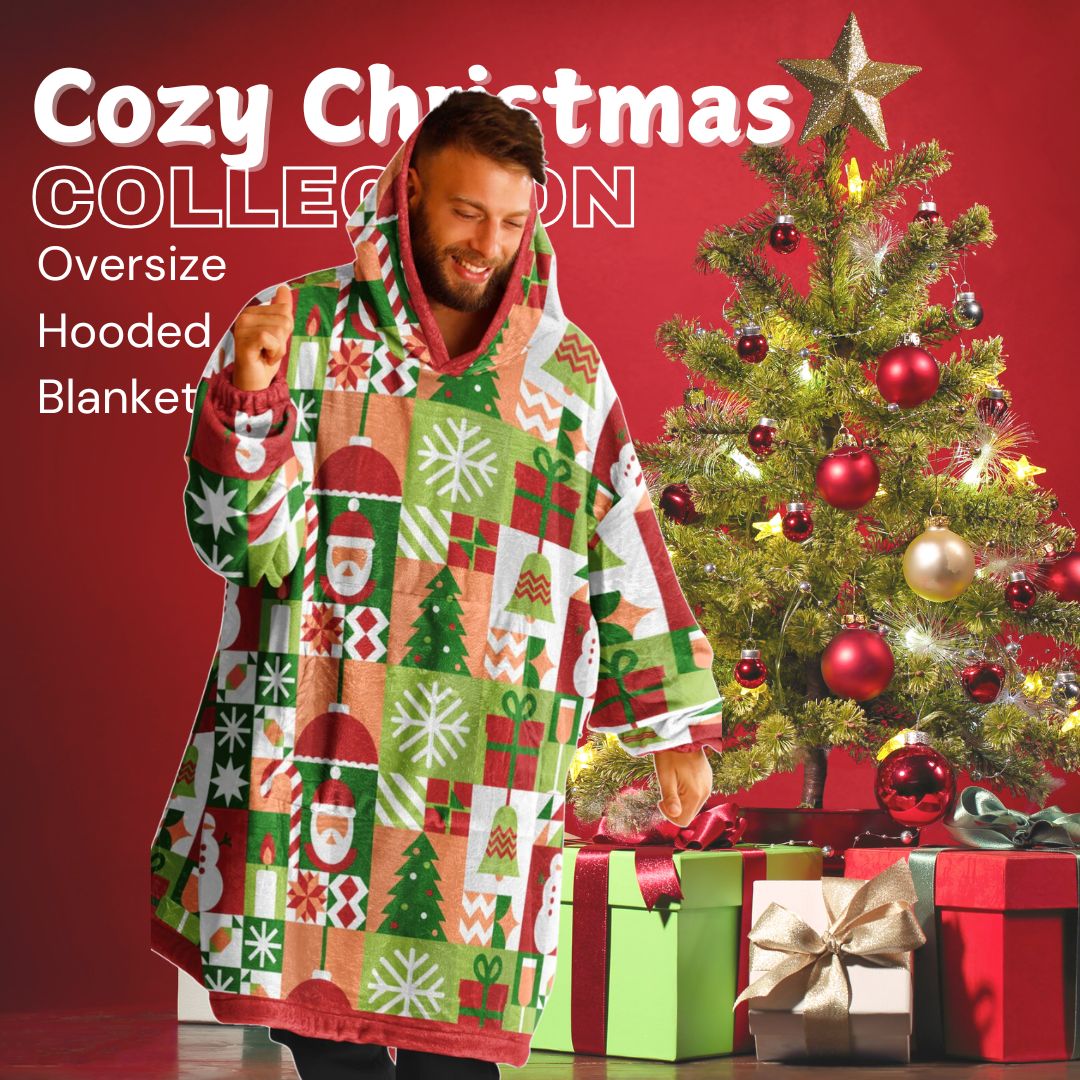 Festive Holiday Christmas Santa Snowman Fun Patchwork Fun SnuggleFit