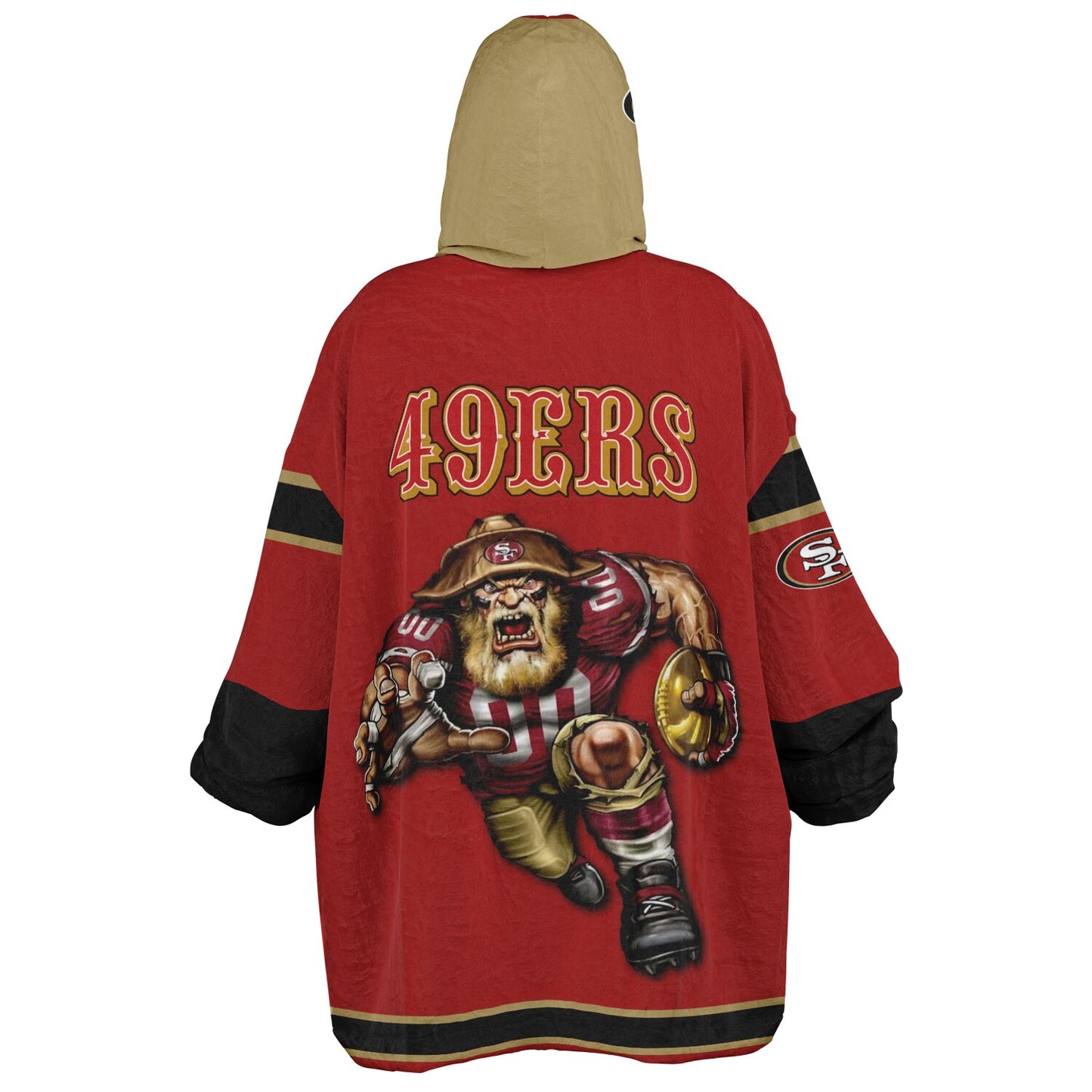 SF 49ers Red Cozy Cuddle Hoodie Gift for 49ers Fans