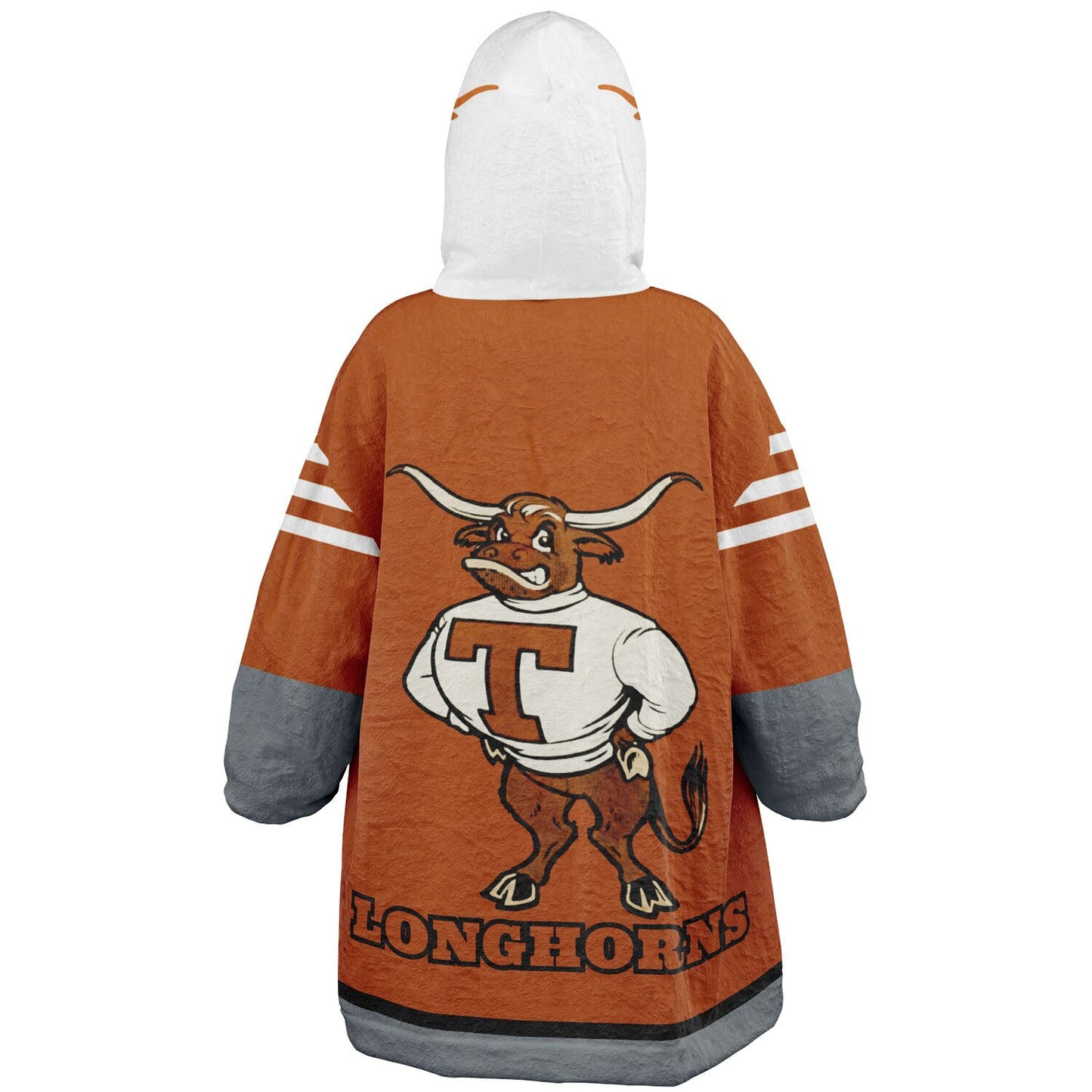 Youth Texas Longhorns Burnt Orange Oversize Cuddle Hoodie  Young Fan Gift From Alumni