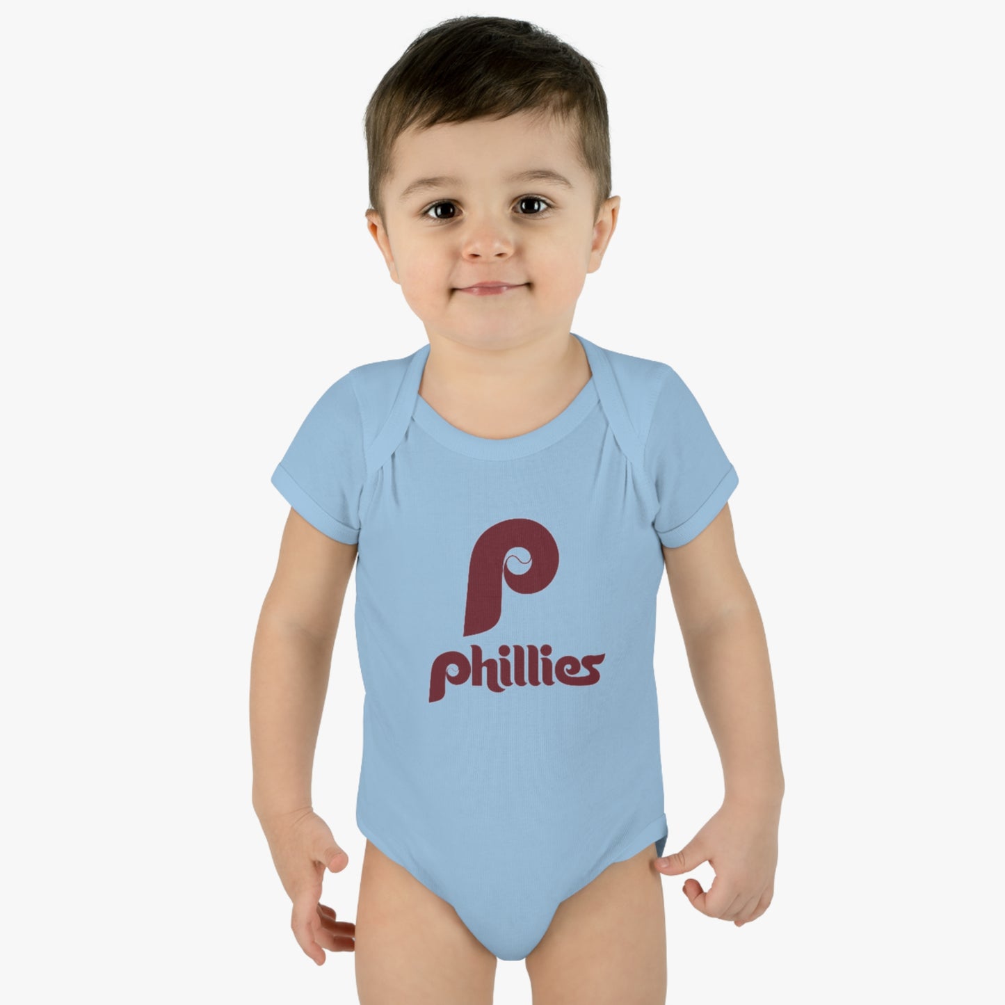 Phillies Retro Infant Baby Rib Bodysuit Cutest New Fan Comfy Fit Super Soft Feel