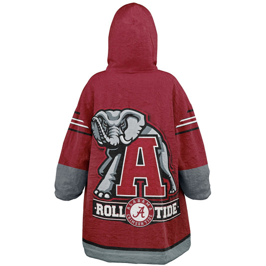 Youth Alalbama Crimson Tide Red Oversize Cuddle Hoodie Young Fan Gift From Alumni