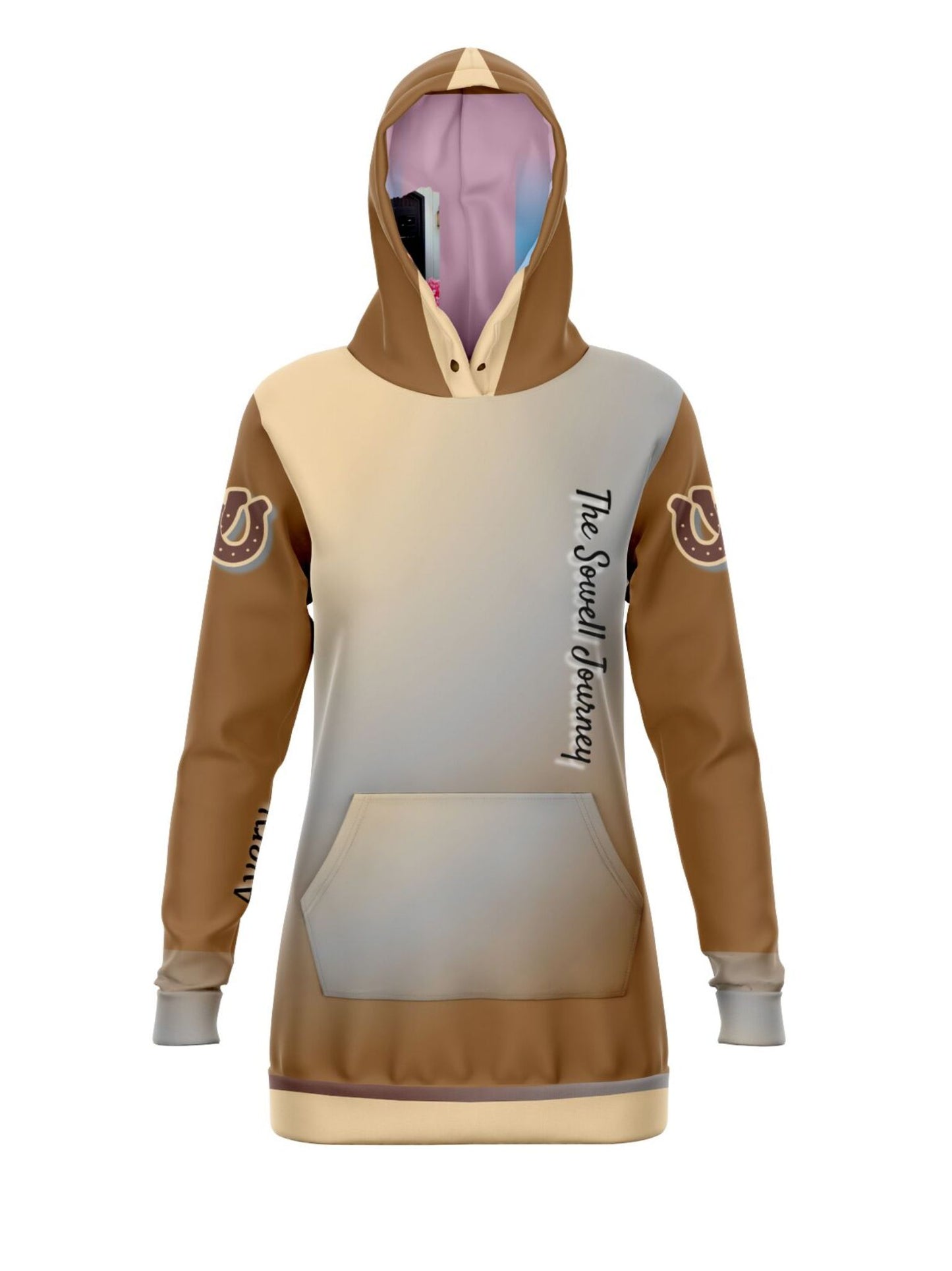 Fashion Longline Hoodie -  Get Custom Personalization