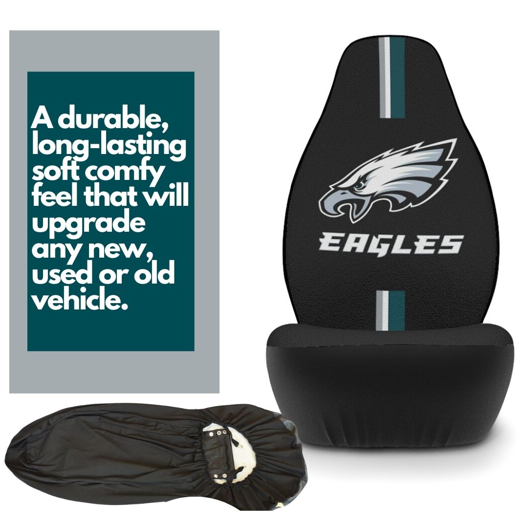 Philly Football Car Seat Covers Fly Eagles Fly Car Seat Covers Philly Sports Fans Gift