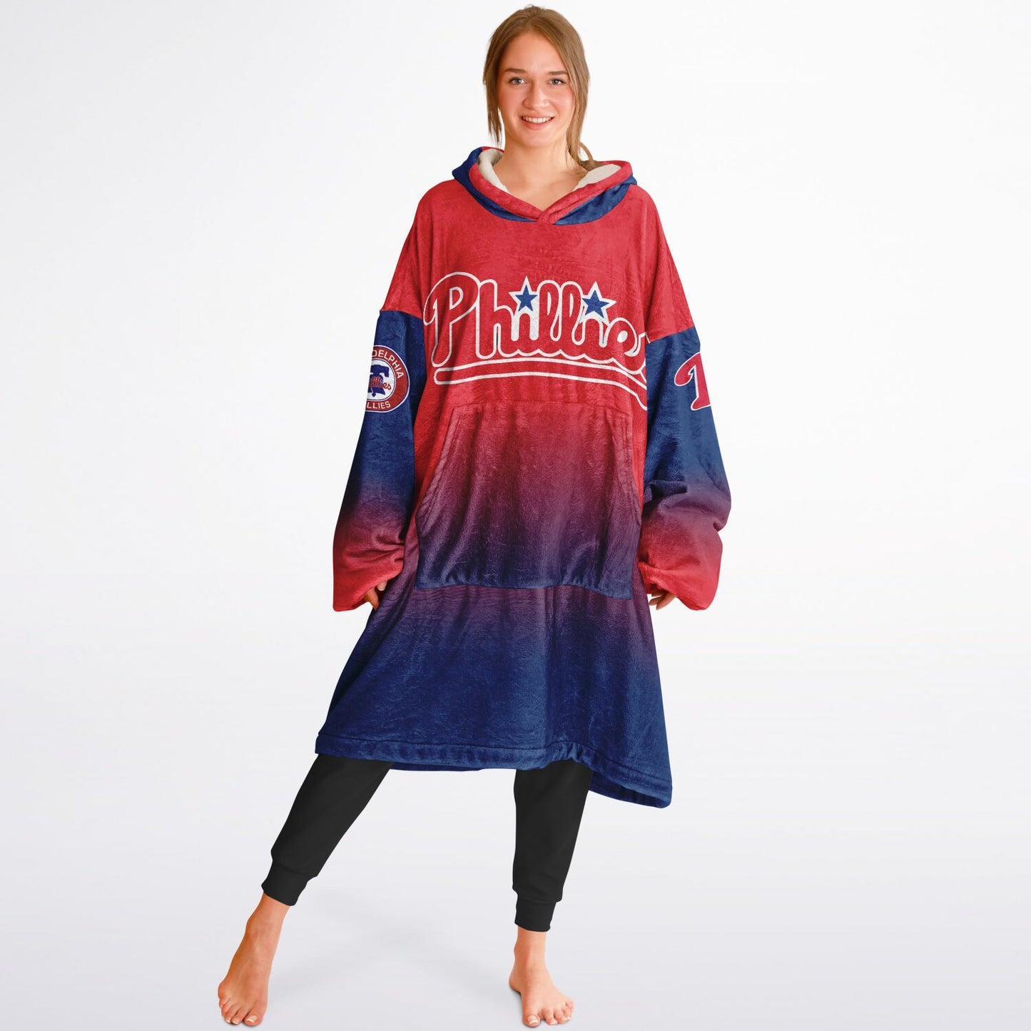 Fightin Phillies Cuddle Hoodie Gift for Philly Baseball Fans Gift for Phillies Mom Baseball Dad