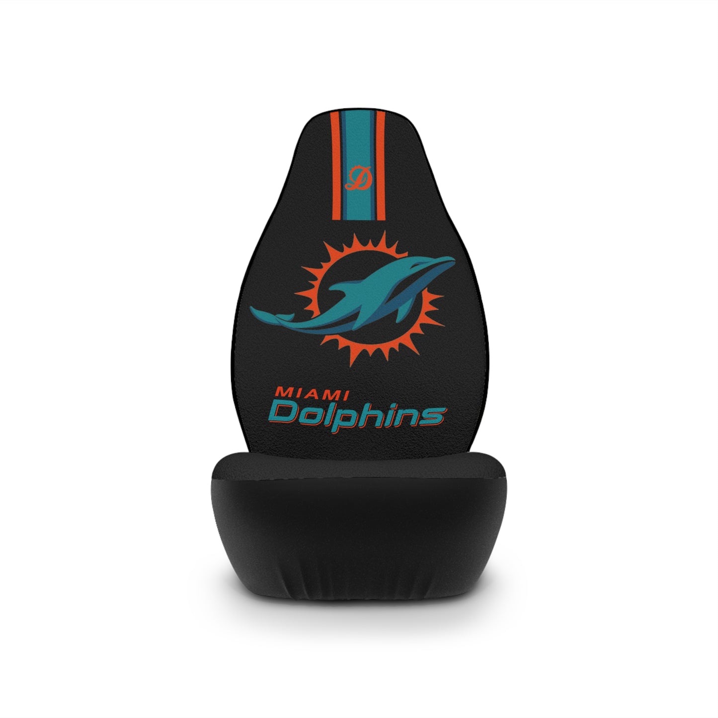 Miami football Car Seat Covers,  Dolphins Truck Seat Protector, Dolphins Fan Gift, Black Seat Covers Gift for Dolphins Fans