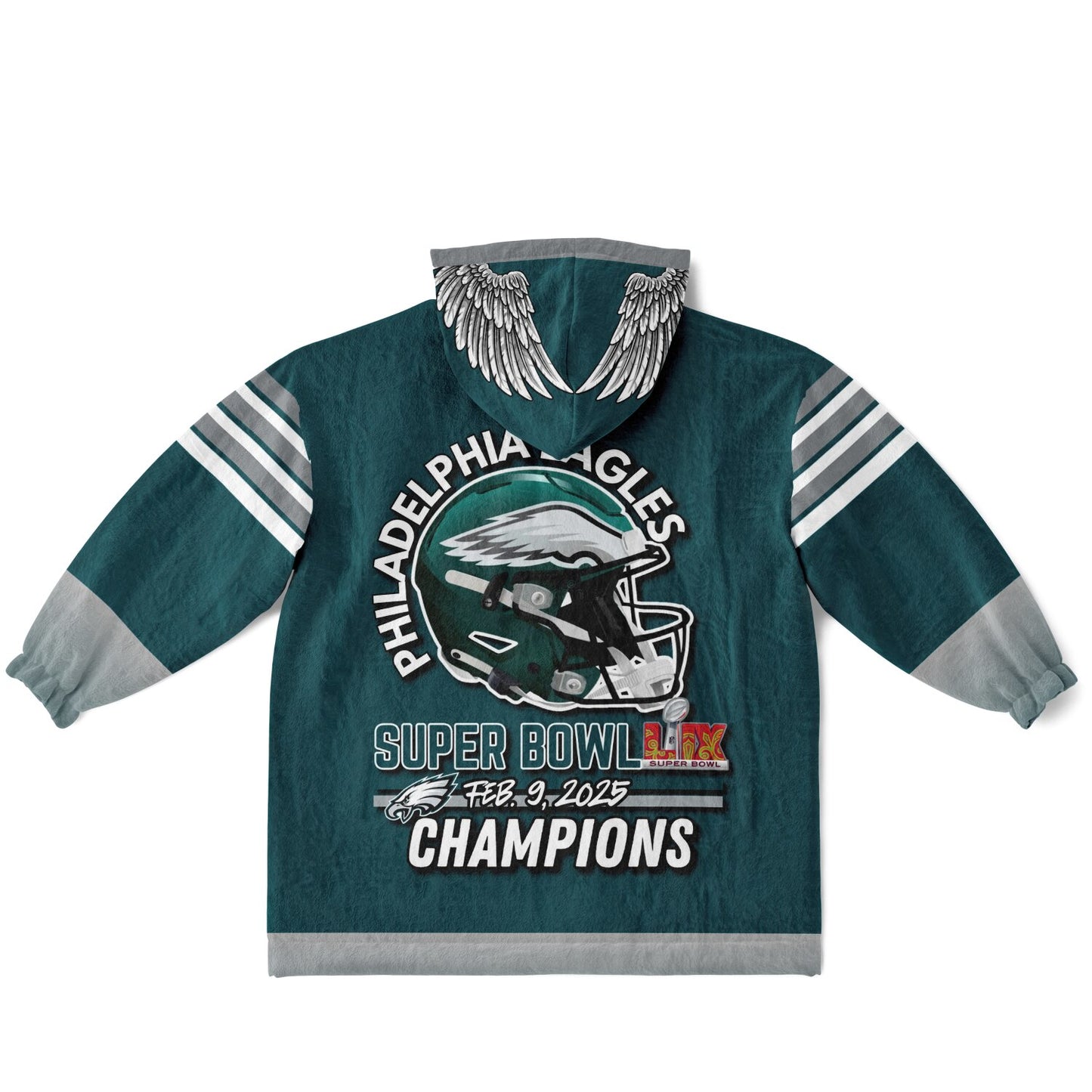 Youth Oversize Hooded Blanket Philly Player Green S.B. Champion