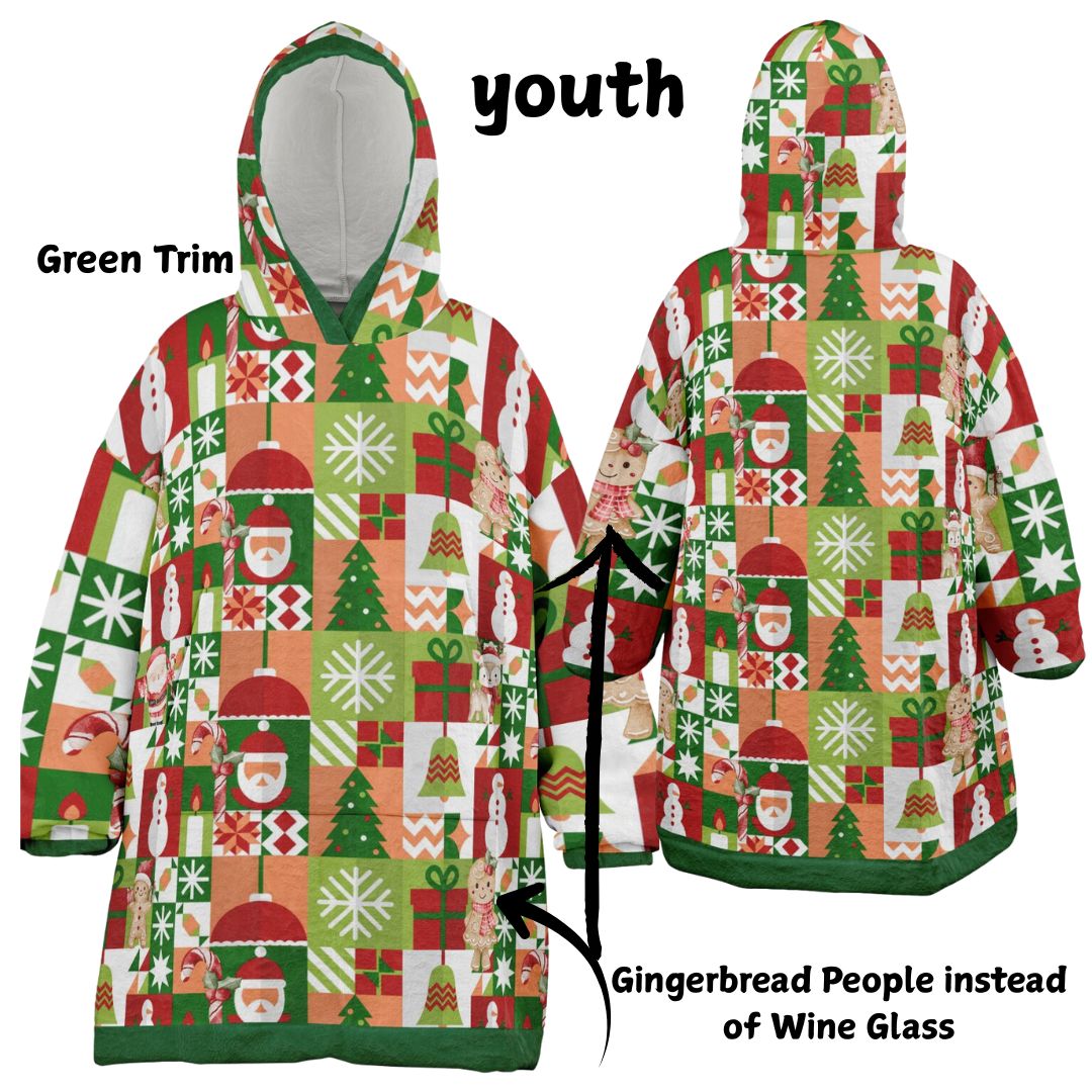 Festive Holiday Christmas Santa Snowman Fun Patchwork Fun SnuggleFit