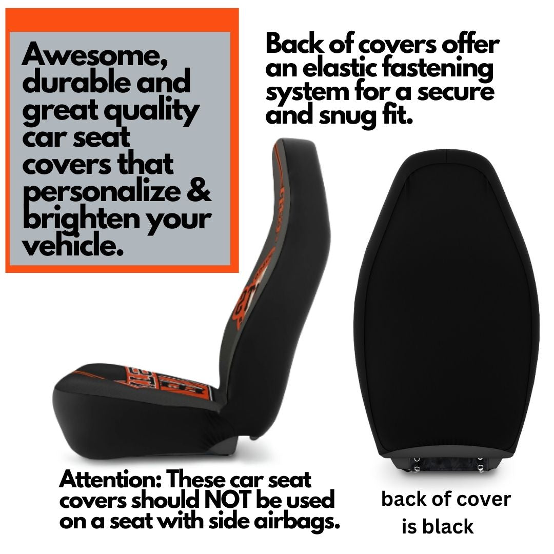 SF Giants Car Seat Covers, Giants Baseball Club car seat covers, SF Giants fan gift, car accessories gift