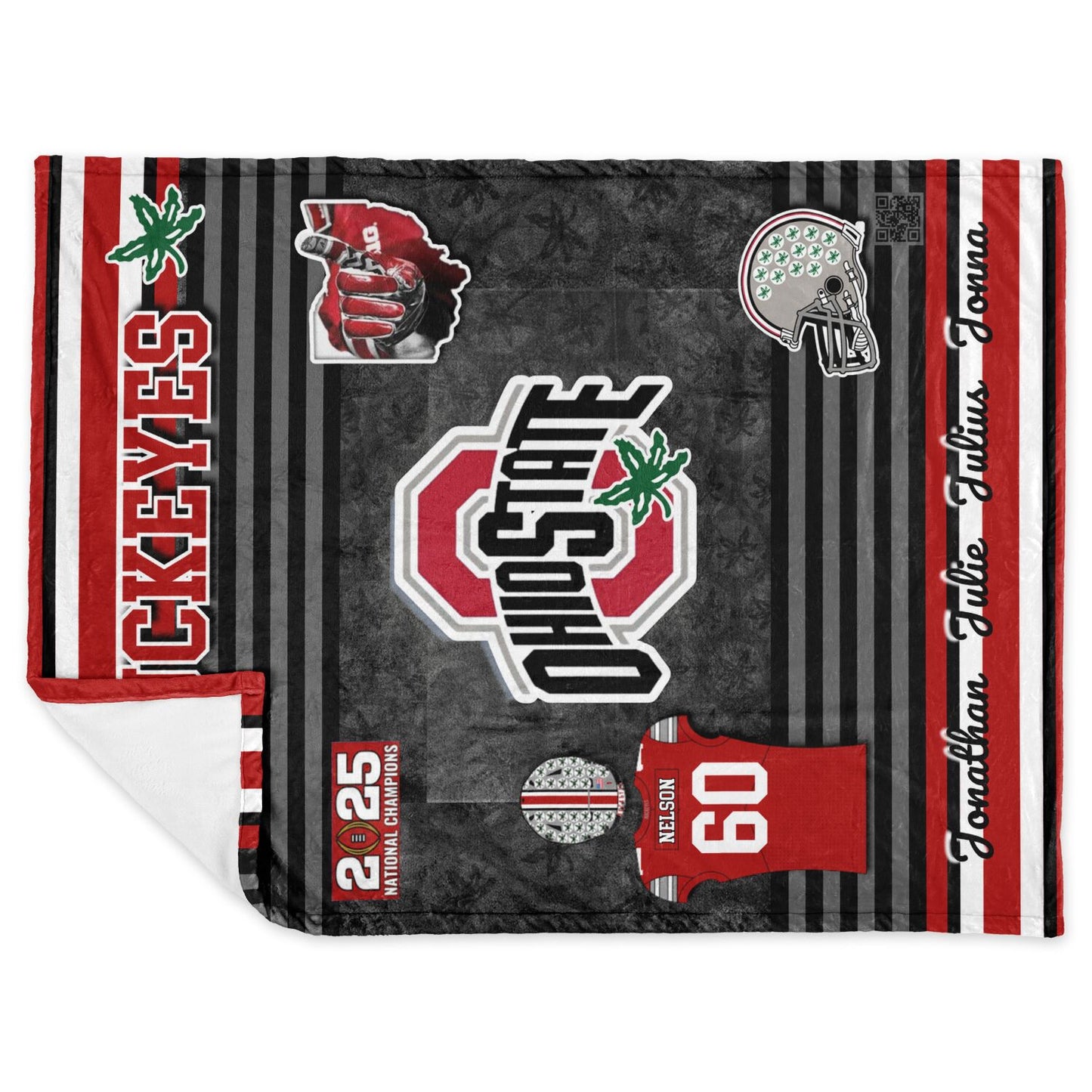 Flannel Blanket - Ohio State