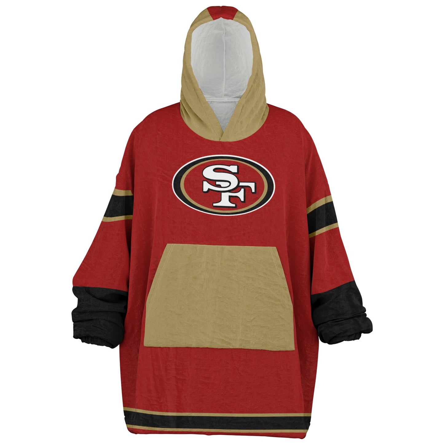 SF 49ers Red Cozy Cuddle Hoodie Gift for 49ers Fans