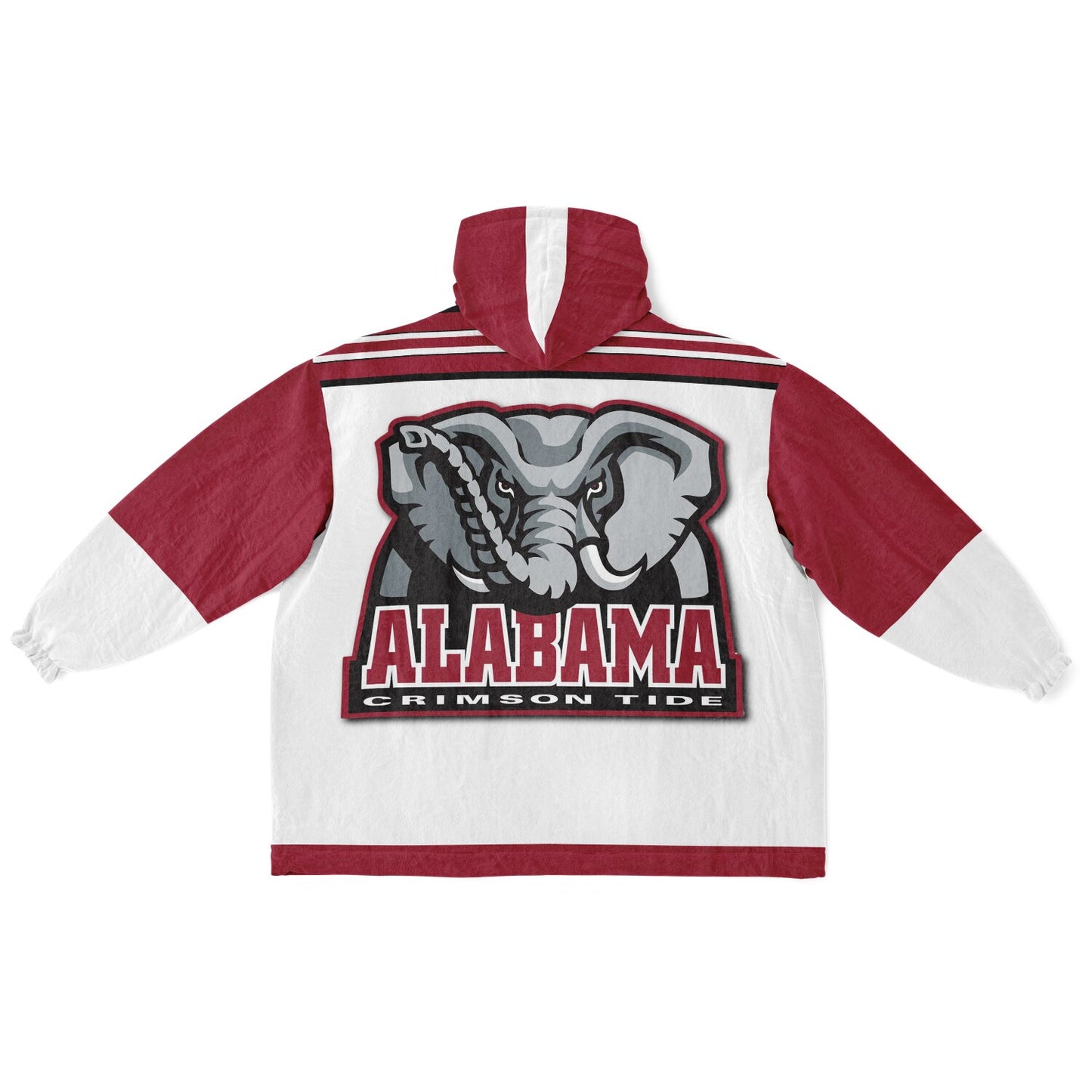 Alabama Crimson Tide White Cuddle Hoodie Great Gift for Alabama Fans & Alumni