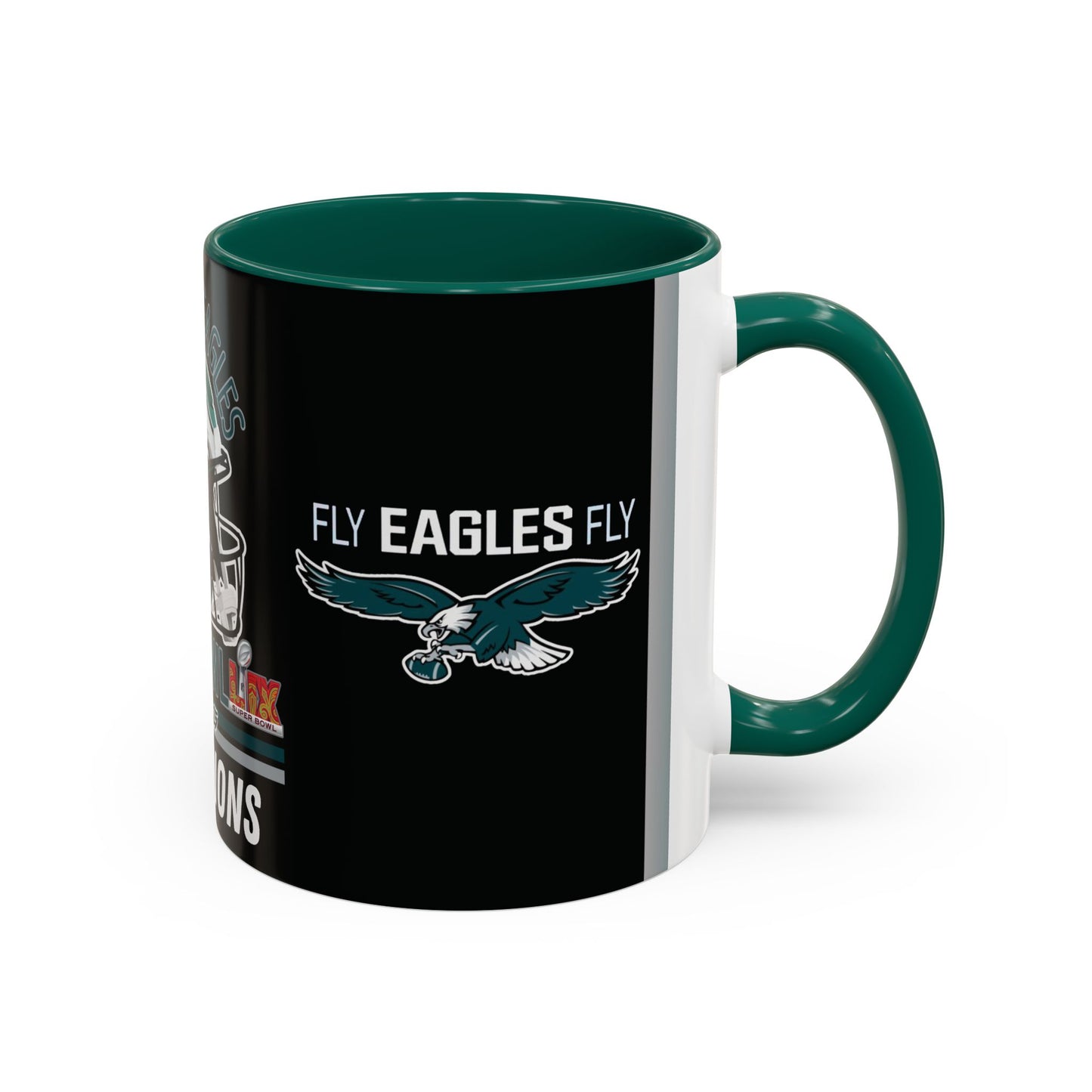 Eagles Midnight Green SB Colorful Mugs (11oz, 15oz)