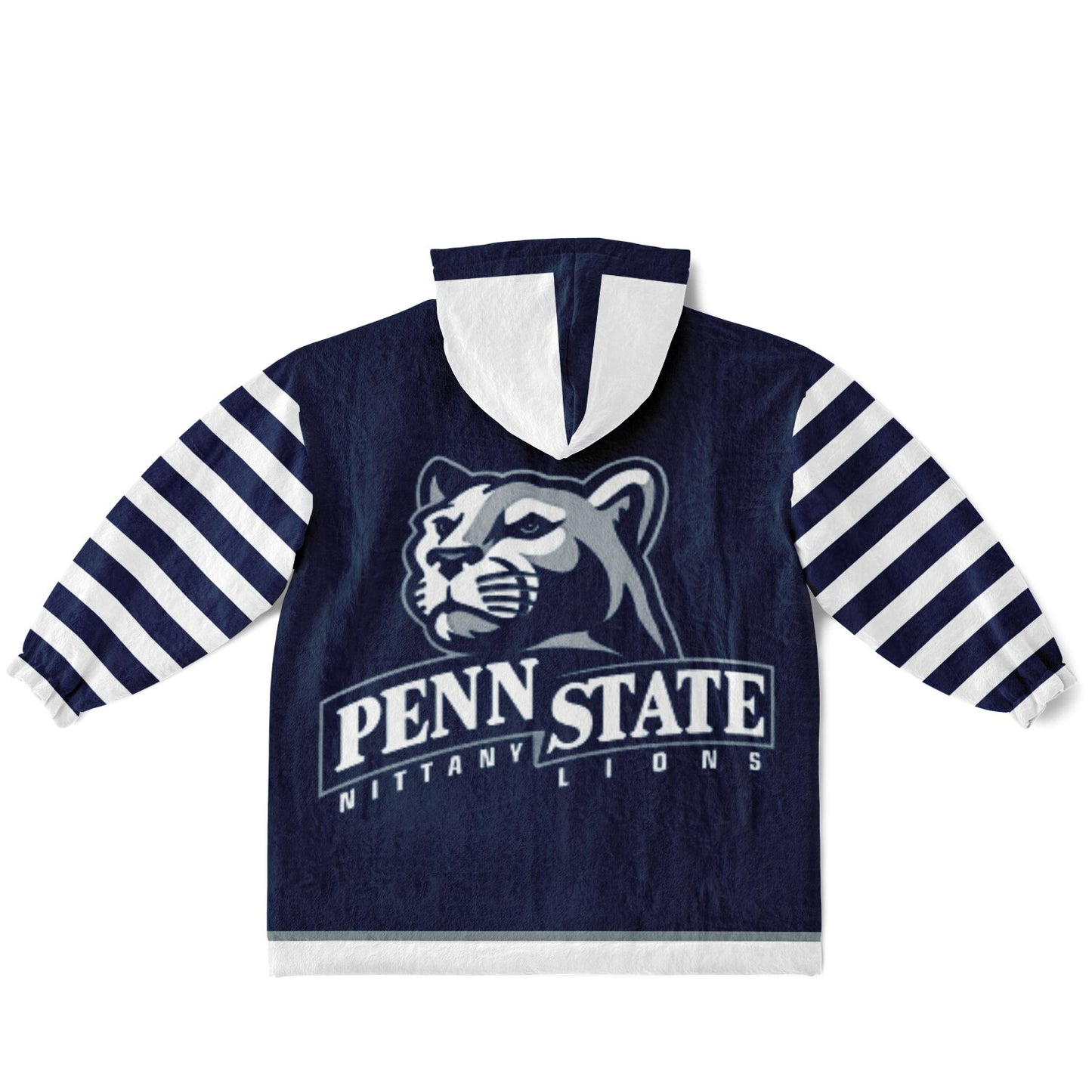 Youth Penn St. Blue & White Oversize Cuddle Hoodie