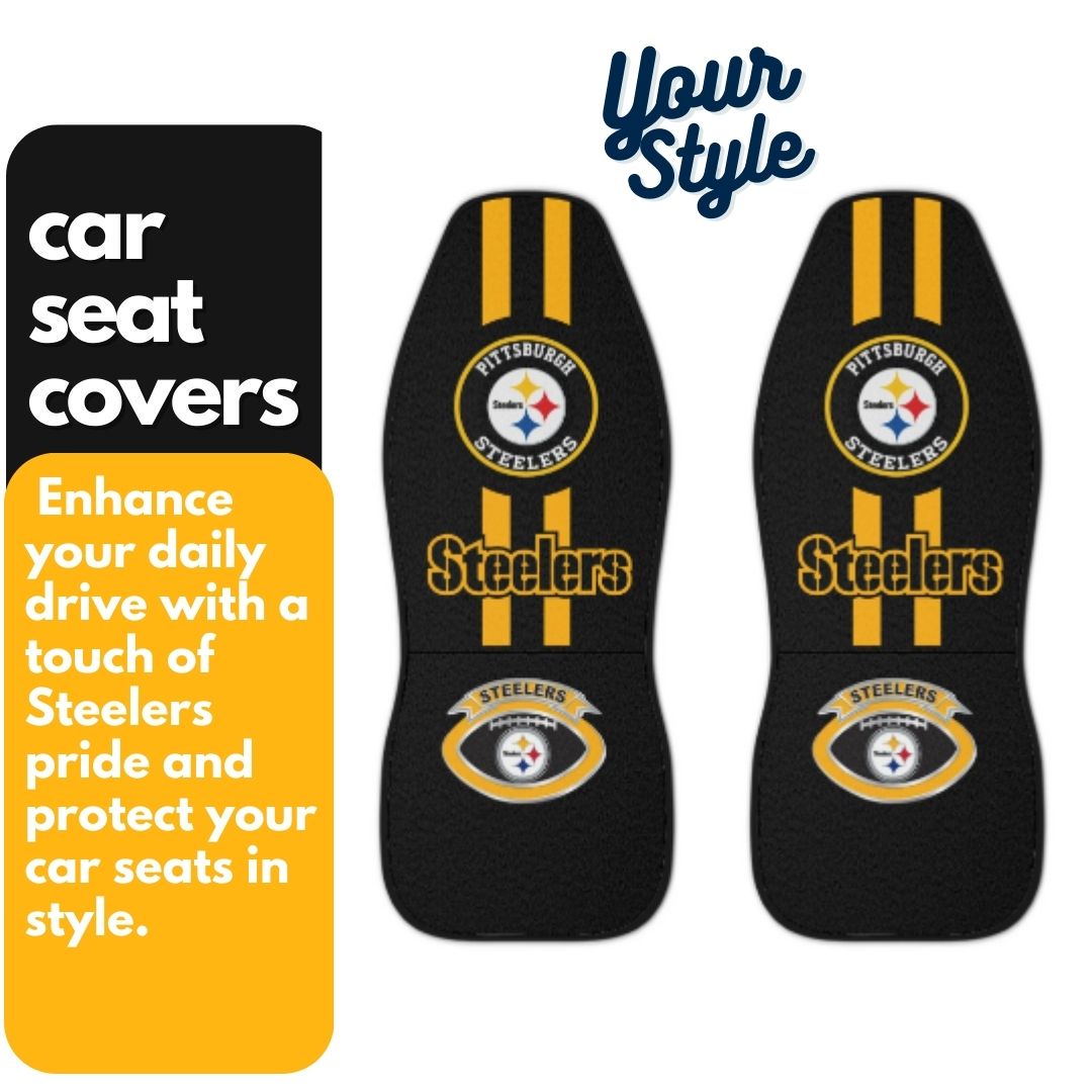 Pittsburgh Steelers Car Seat Covers Pittsburgh Steelers Football Truck Seat Protectors Steelers Football Gift Steelers Fan Gift