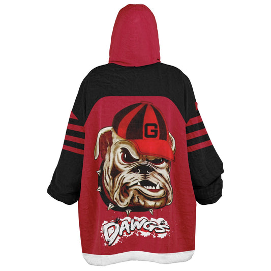 Georgia Red Dawgs Cozy Cuddle Hoodie Best Gift for Dawg Fans & Alumni