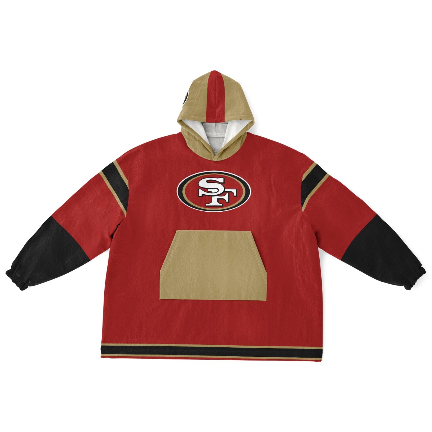 SF 49ers Red Cozy Cuddle Hoodie Gift for 49ers Fans