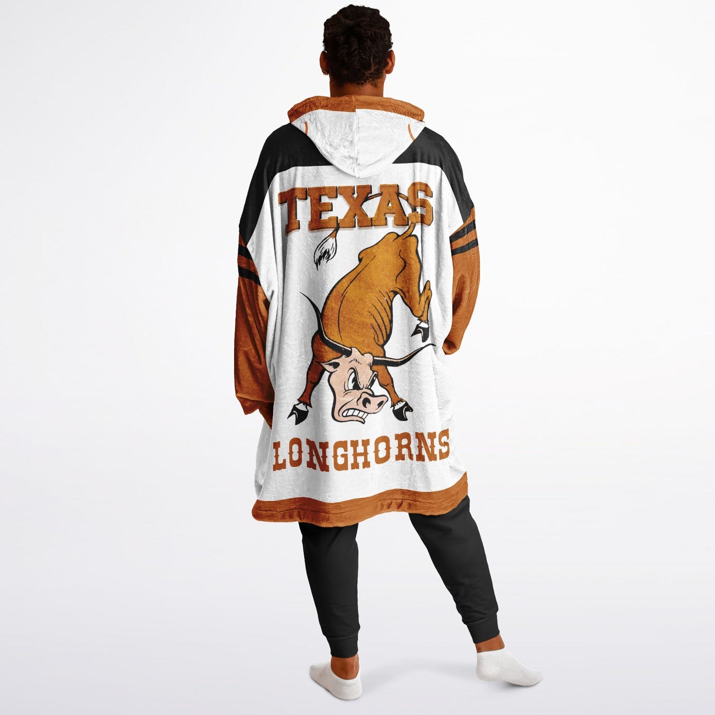 Texas Longhorns White Cuddle Hoodie Great Gift for Texas Alumni & Fans