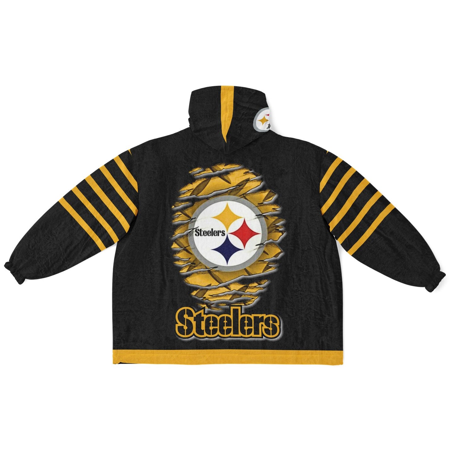 Pittsburgh Steelers Gold & Black Oversize Cuddle Hoodie Gift for Fans