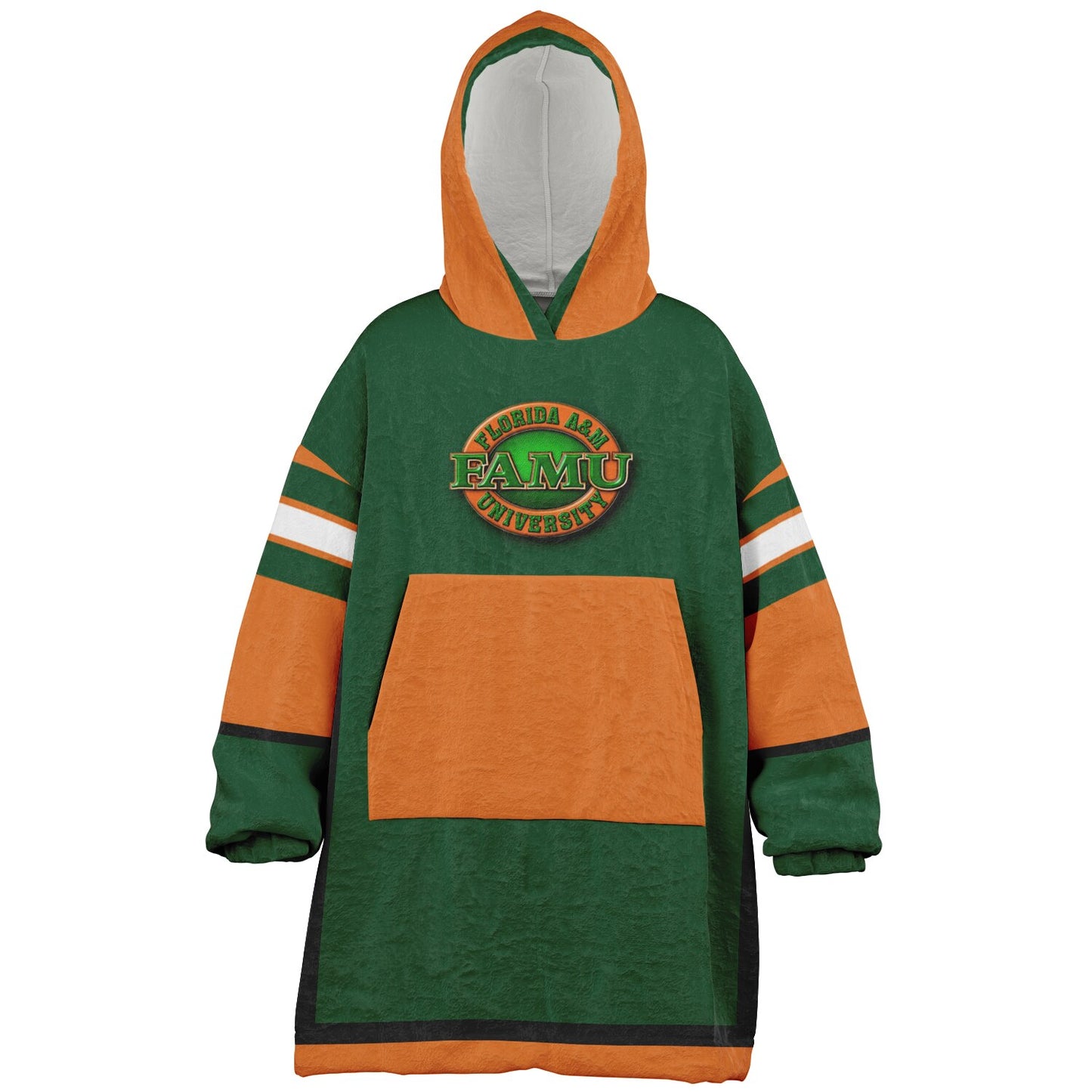 Youth FAMU Rattlers Green Oversize Cuddle Hoodie Young Fan Gift From Alumni