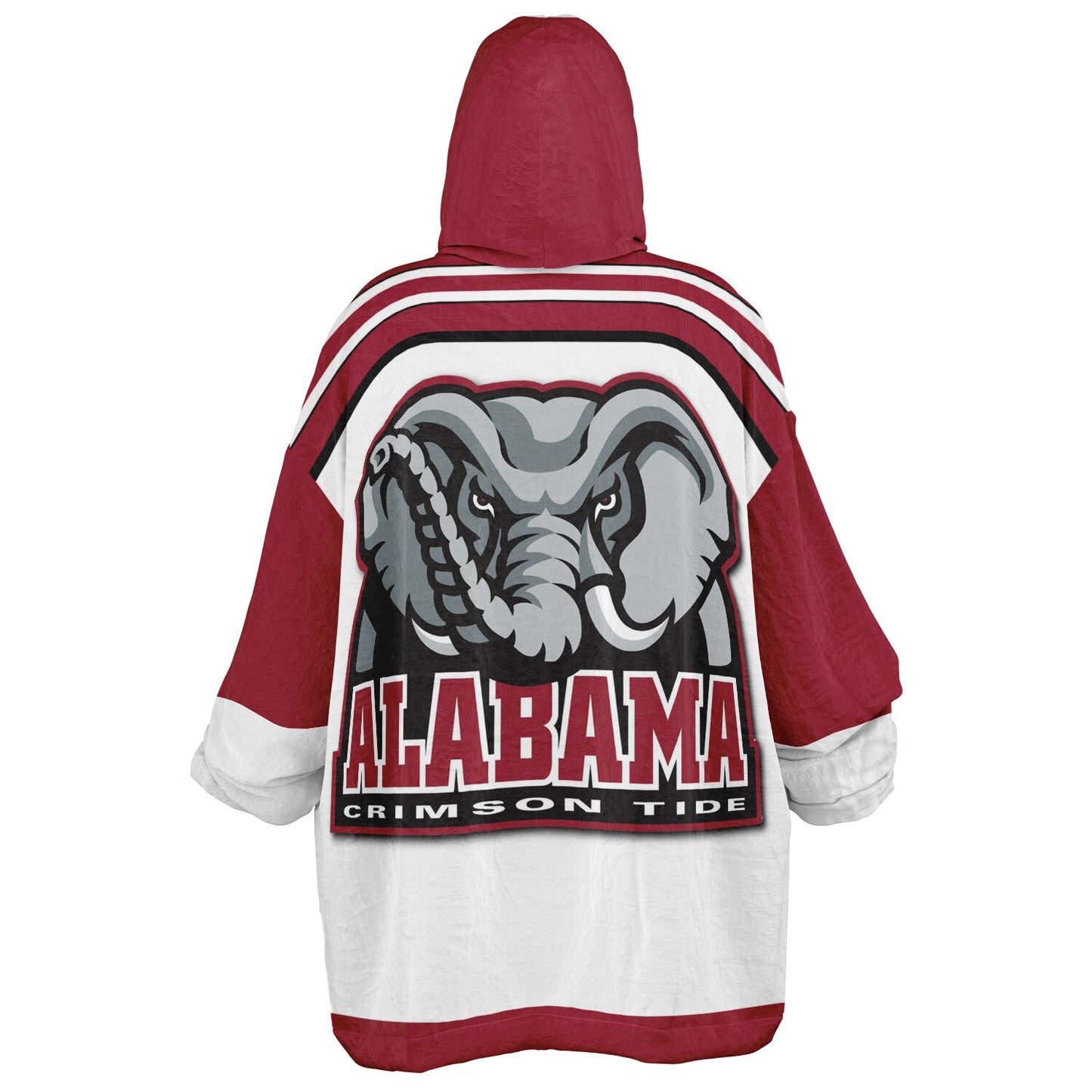 Alabama Crimson Tide White Cuddle Hoodie Great Gift for Alabama Fans & Alumni