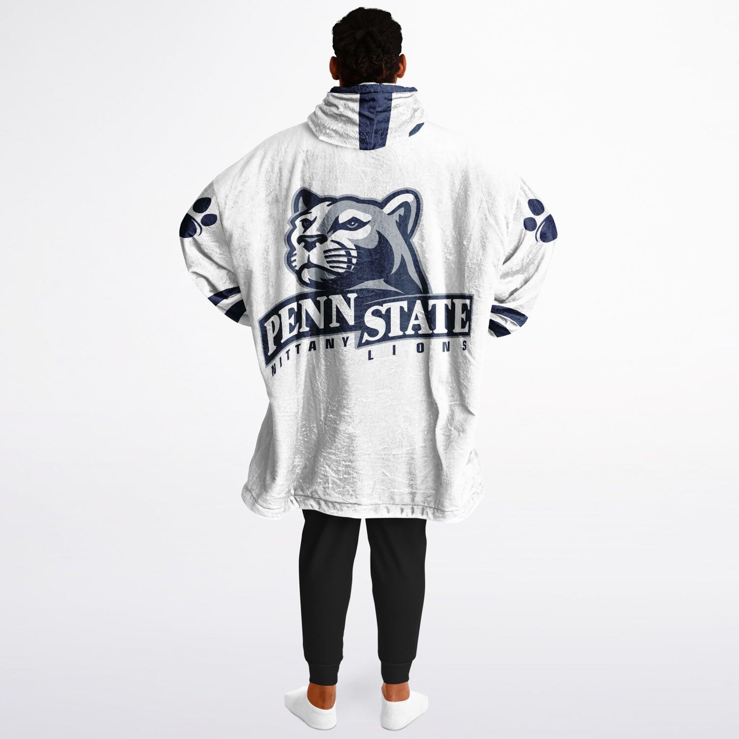 Penn St. Reversible Cuddle Hoodie  Home and Away Design Penn St. Alumni Gift For Students Parents and Fans