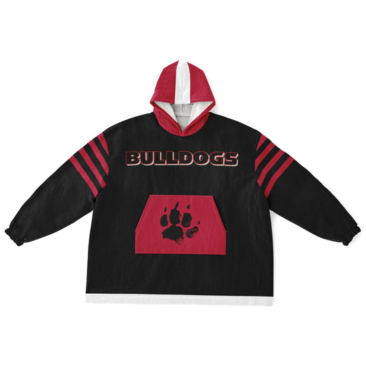 Georgia State Dawgs Black Bulldogs Cozy Cuddle Hoodie