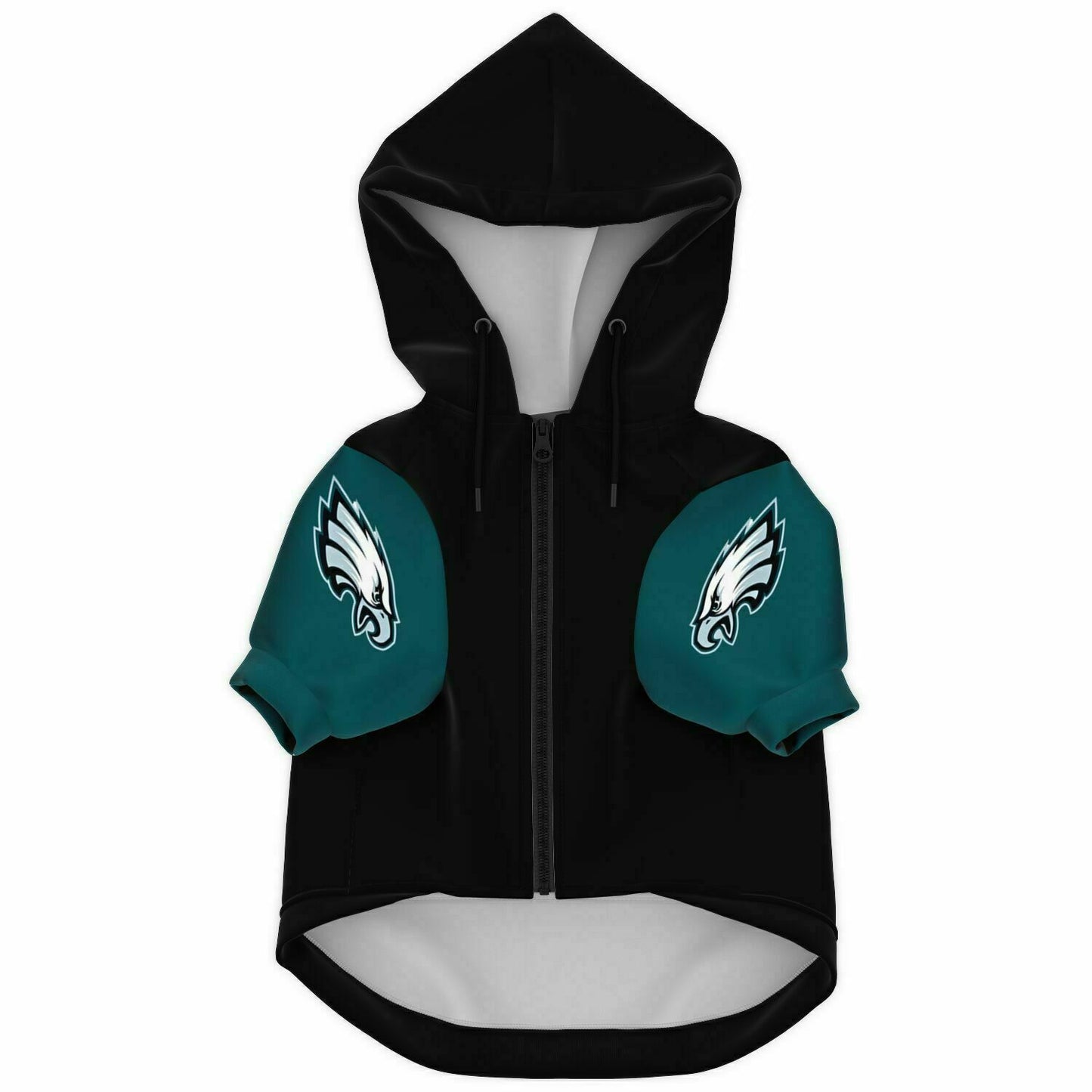 Dog Zip-Up Eagles Hoodie black