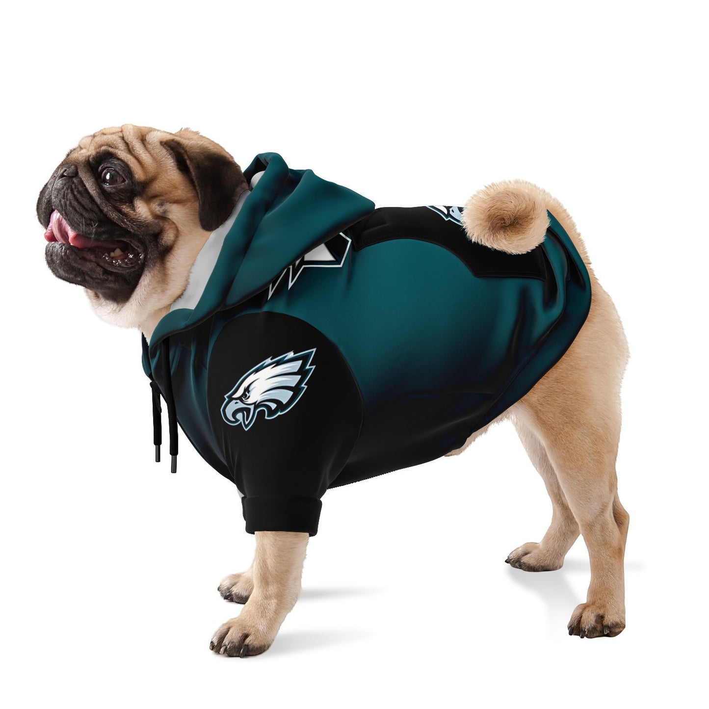 Dog Zip-Up Eagles Hoodie