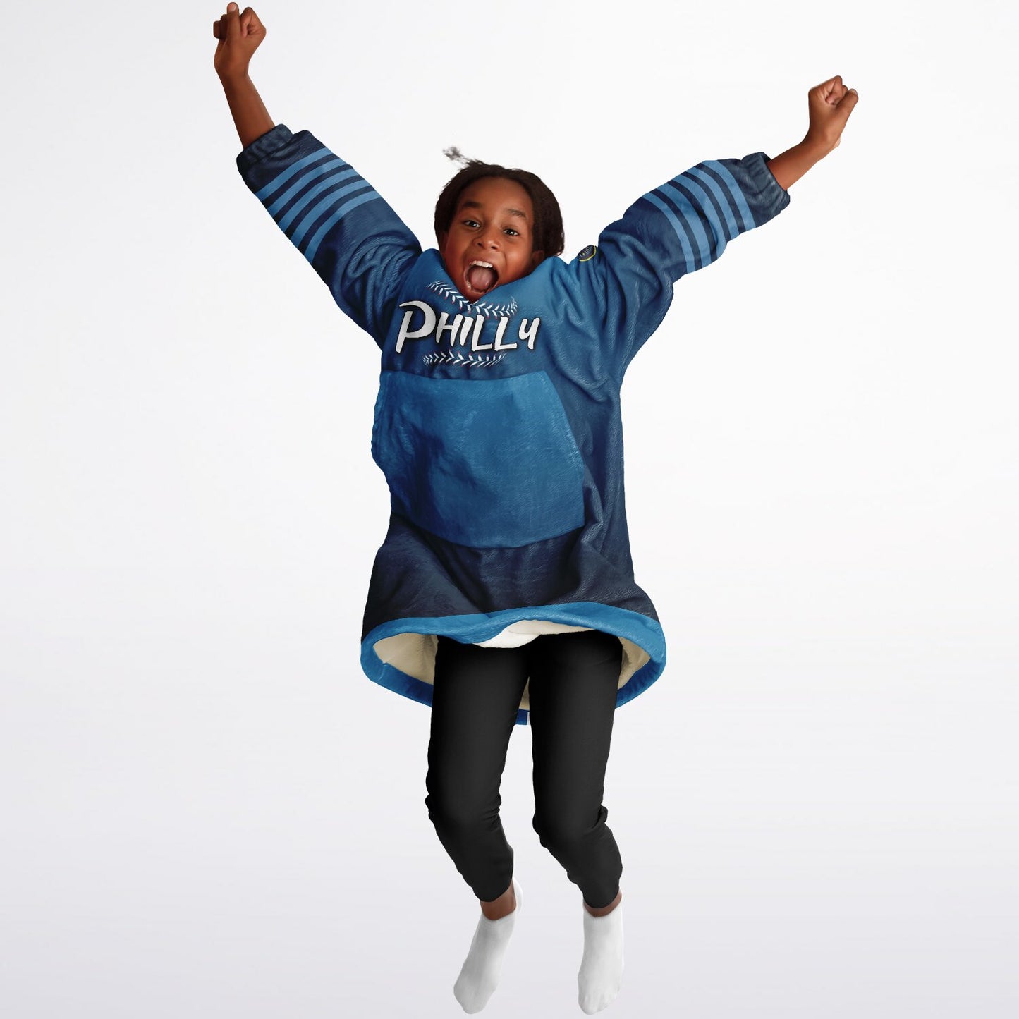 Youth Phillies City Connect Look Blue Cuddle Hoodie