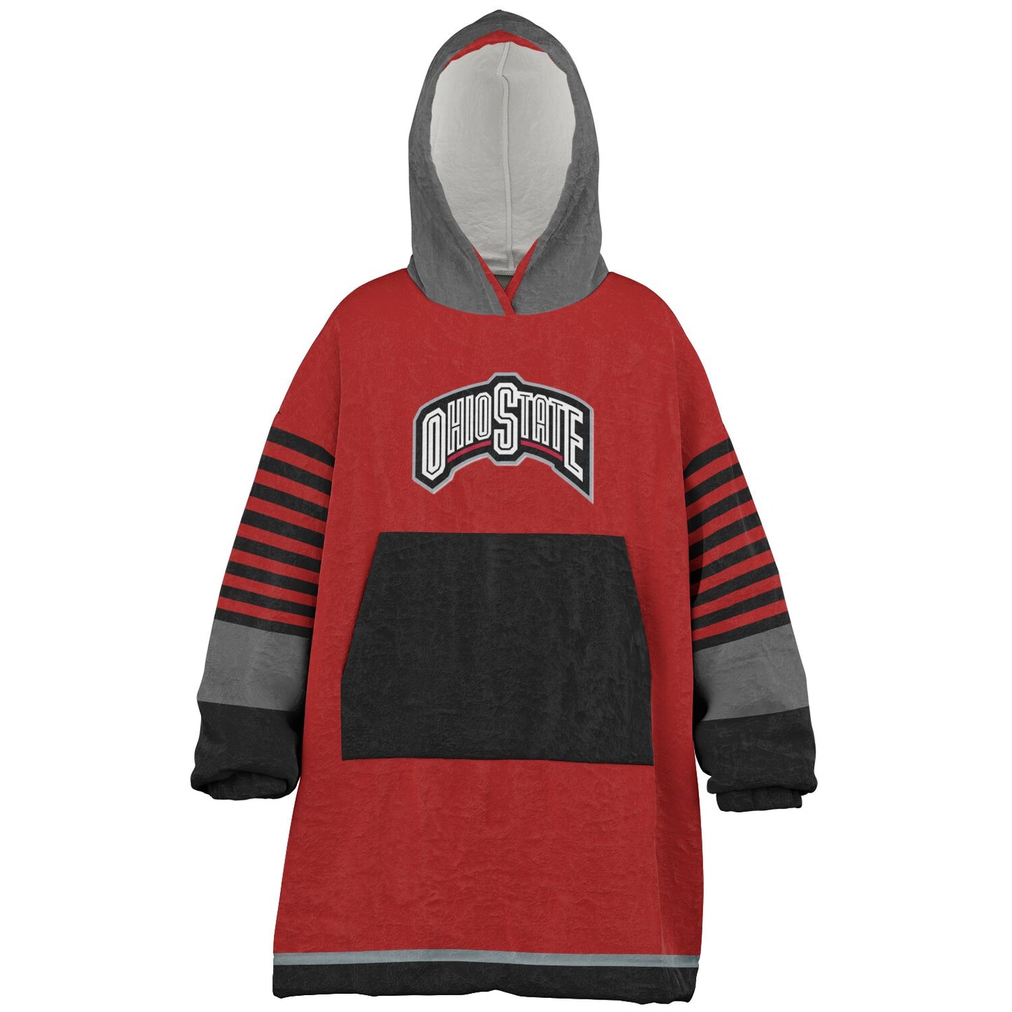 Youth Ohio St. Red Oversize Cuddle Hoodie  Great Gift for Young Fans & Future Buckeyes