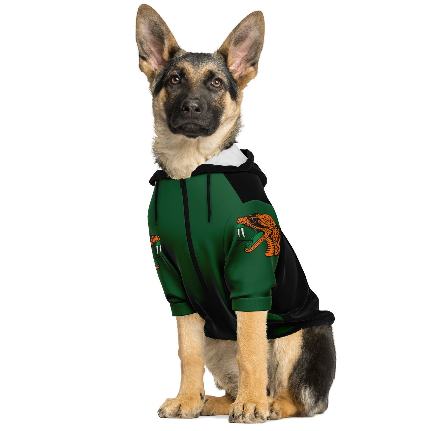 FAMU Dog Zip Up Hoodie black