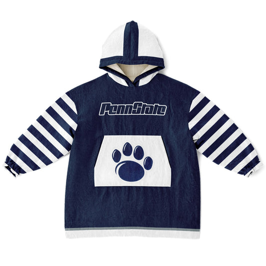 Youth Penn St. Blue & White Oversize Cuddle Hoodie