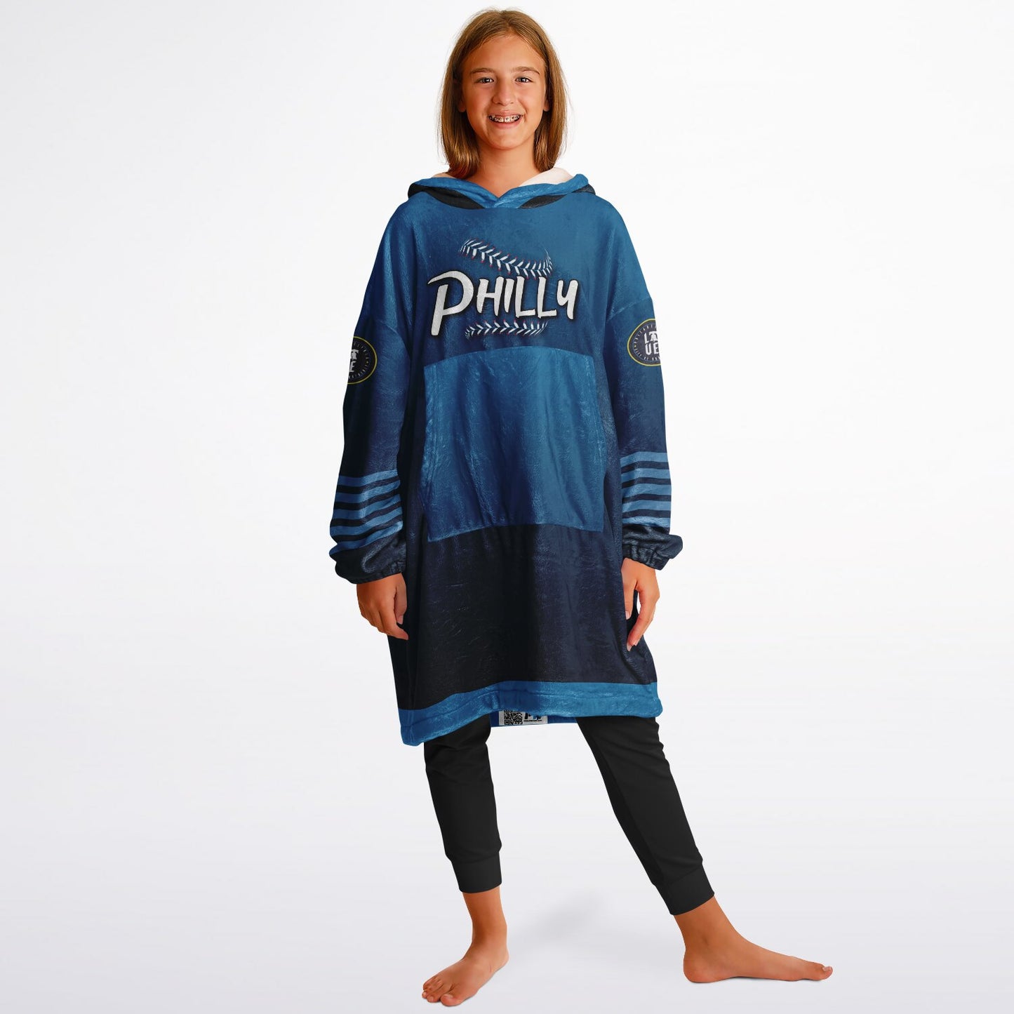 Youth Phillies City Connect Look Blue Cuddle Hoodie