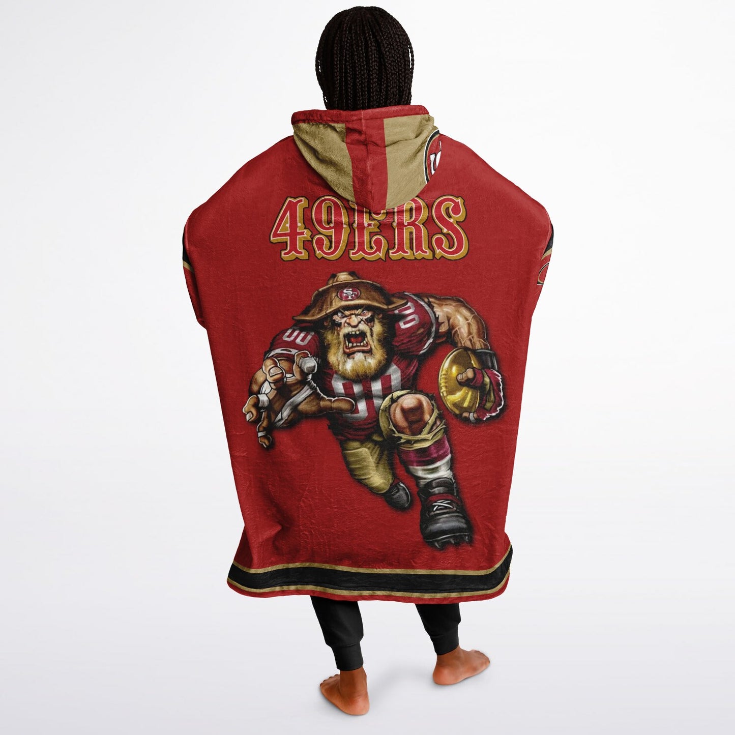 SF 49ers Red Cozy Cuddle Hoodie Gift for 49ers Fans