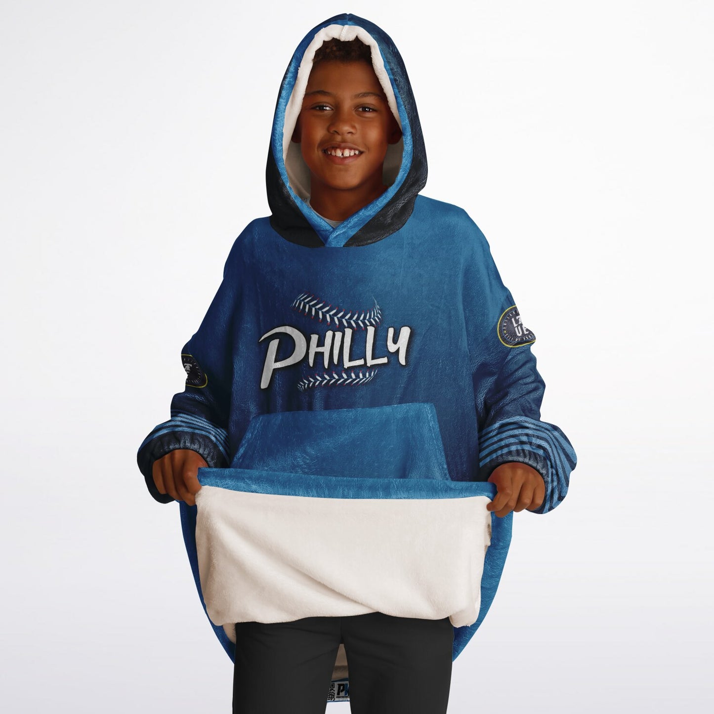 Youth Phillies City Connect Look Blue Cuddle Hoodie