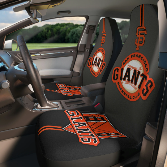 SF Giants Car Seat Covers, Giants Baseball Club car seat covers, SF Giants fan gift, car accessories gift