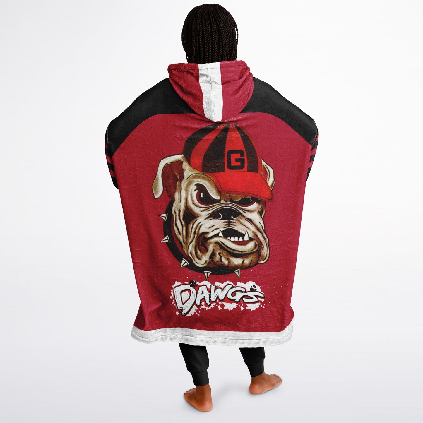 Georgia Red Dawgs Cozy Cuddle Hoodie Best Gift for Dawg Fans & Alumni